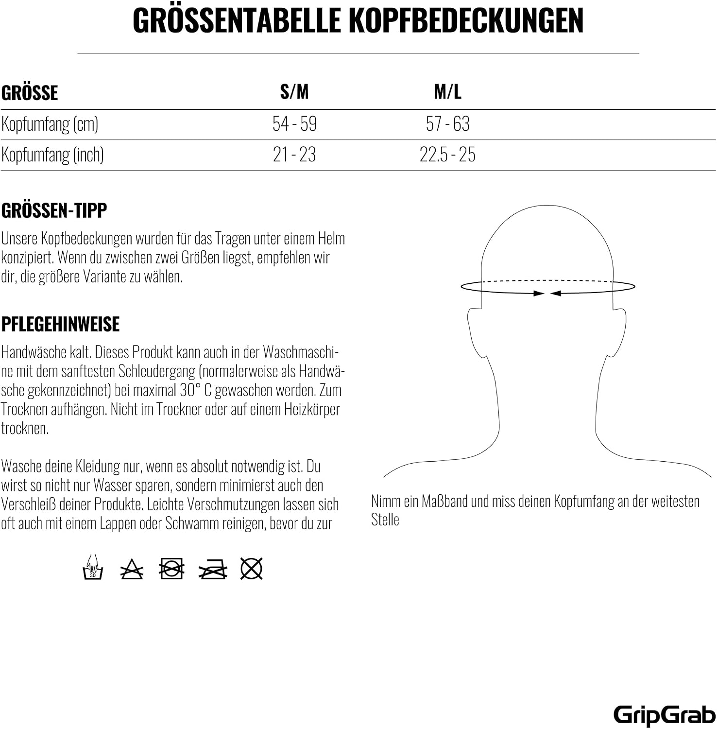 Thumbnail 5 de GripGrab AquaShield – wodoodporna czapka kolarska pod kask, czarna