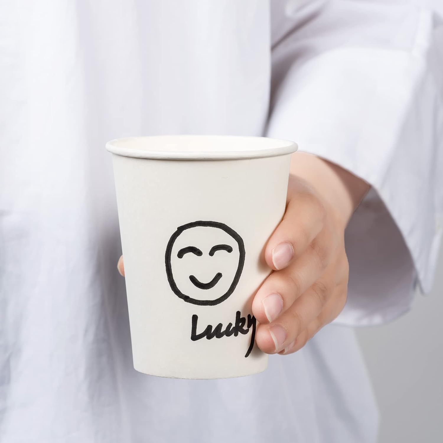 Thumbnail 4 de RACETOP 8 oz Paper Coffee Cups 1000 pack ☕