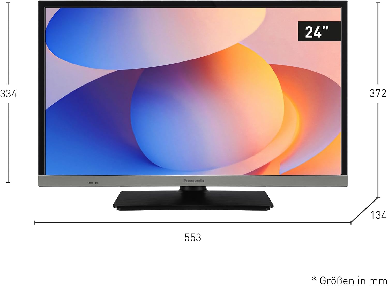Detalle 2 de Panasonic TB-24S40AEZC – 24 Zoll HD LED Smart TV mit TiVo, Sprachsteuerung und Gaming-Modus