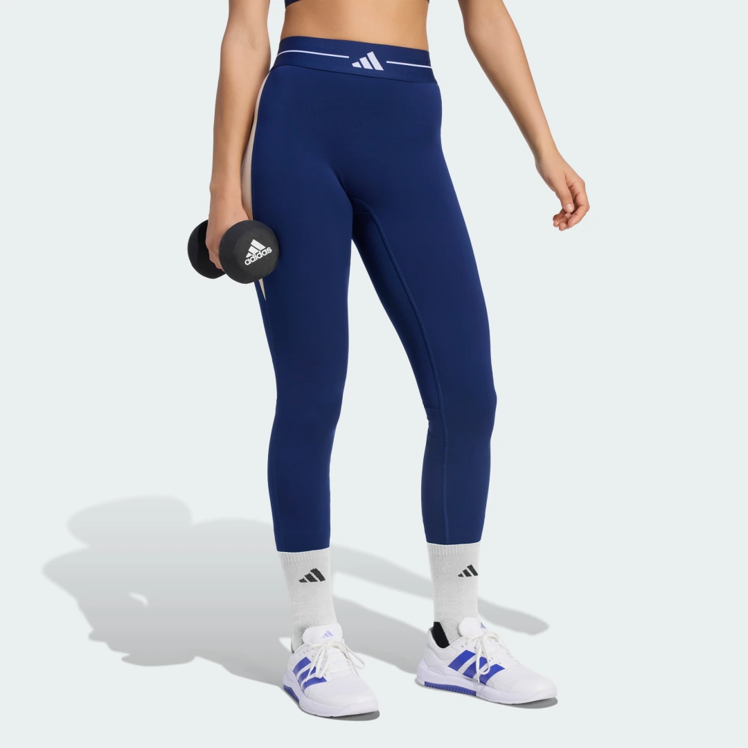 Mallas largas Hyperglam Colour Block de Adidas en color Azul