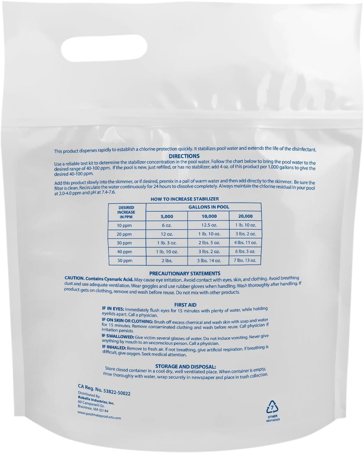 Detalle 2 de Pool Mate Pool Stabilizer 4-Pound
