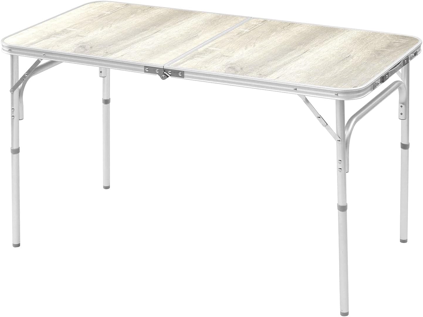 Detalle de キャンパーズコレクション YAT-1260(BWH) 折りたたみアウトドアテーブル 高さ2段階・幅120cm