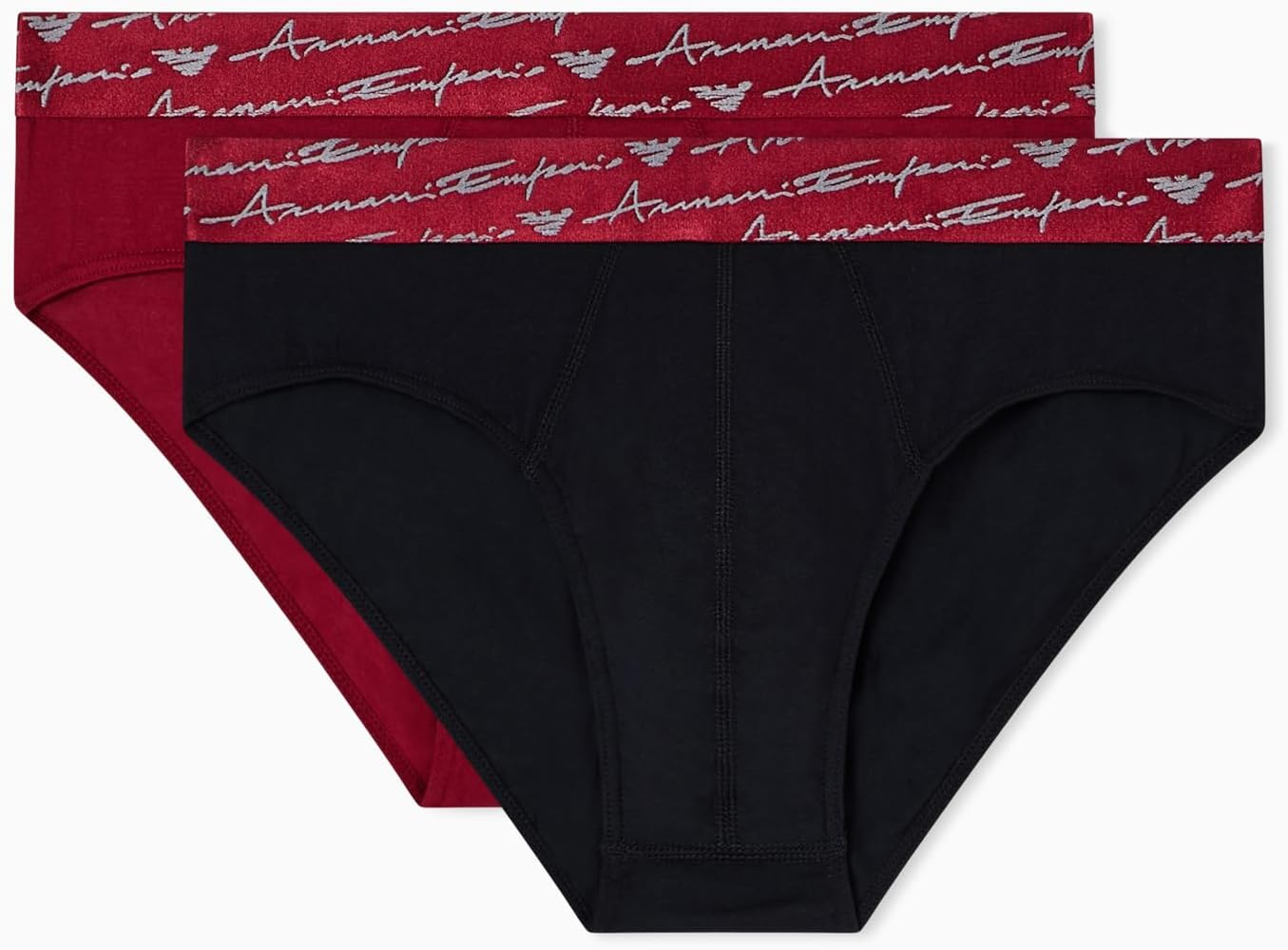 Detalle de Emporio Armani Men's 2-pack Brief Briefs (Confort Fit)