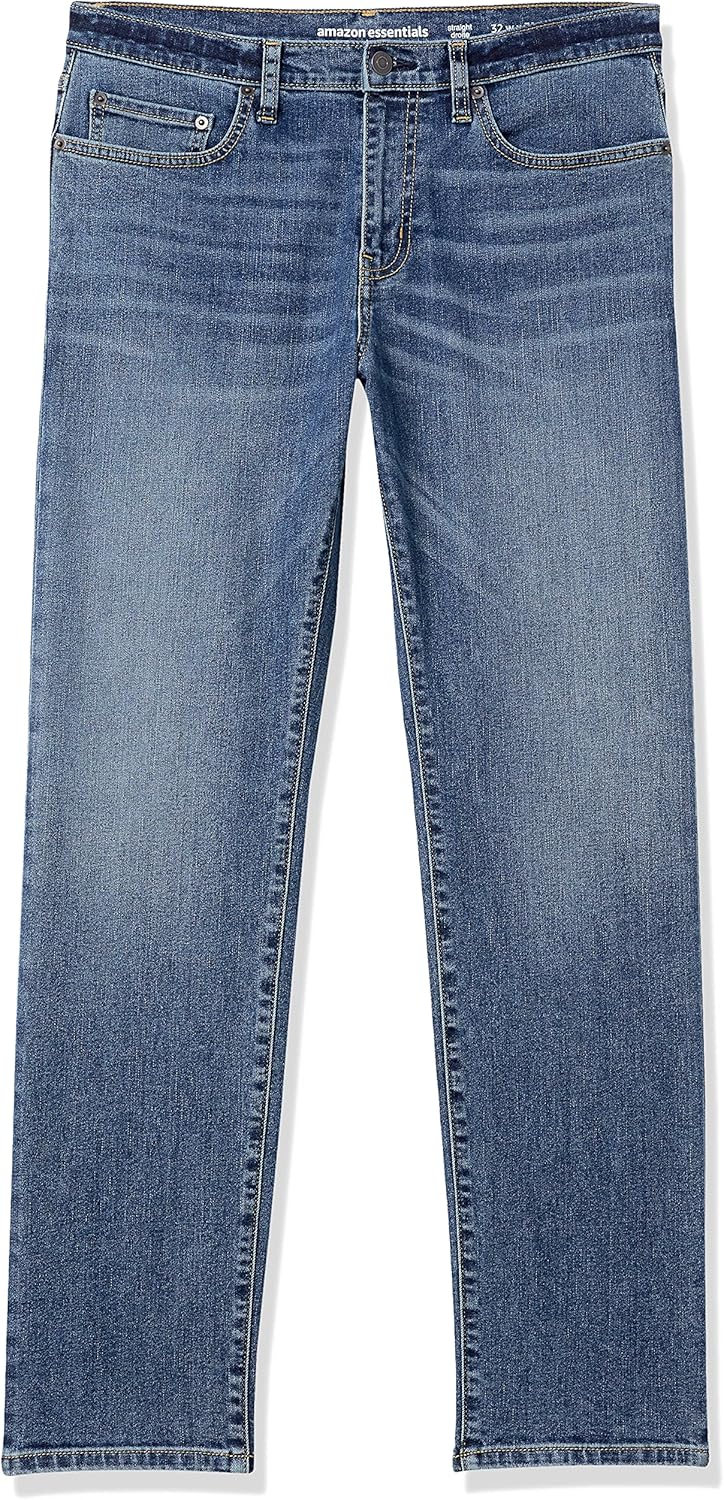 Thumbnail 4 de Amazon Essentials Herren-Jeans Straight mit hohem Stretchanteil – gerade Passform mit normaler Taille