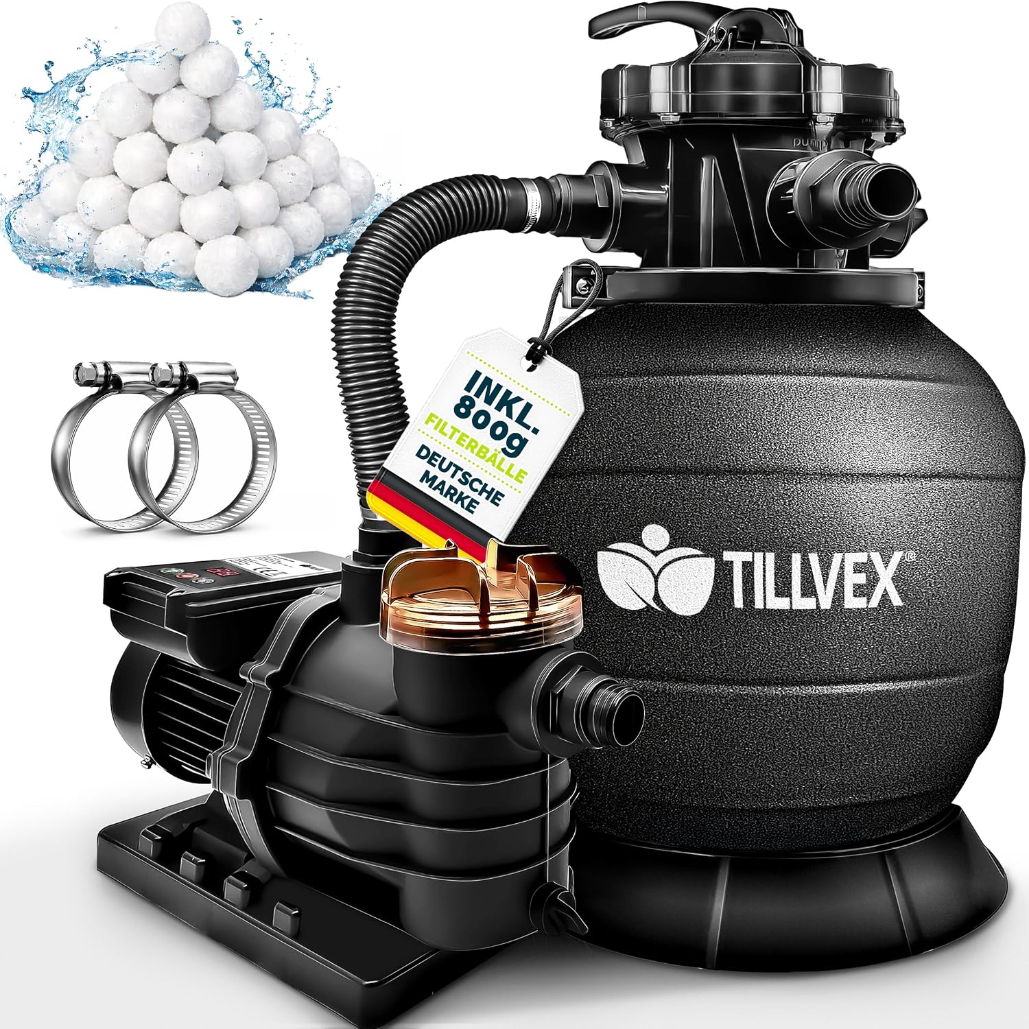 Thumbnail 5 de Tillvex Sandfilteranlage Pool 10 m³/h