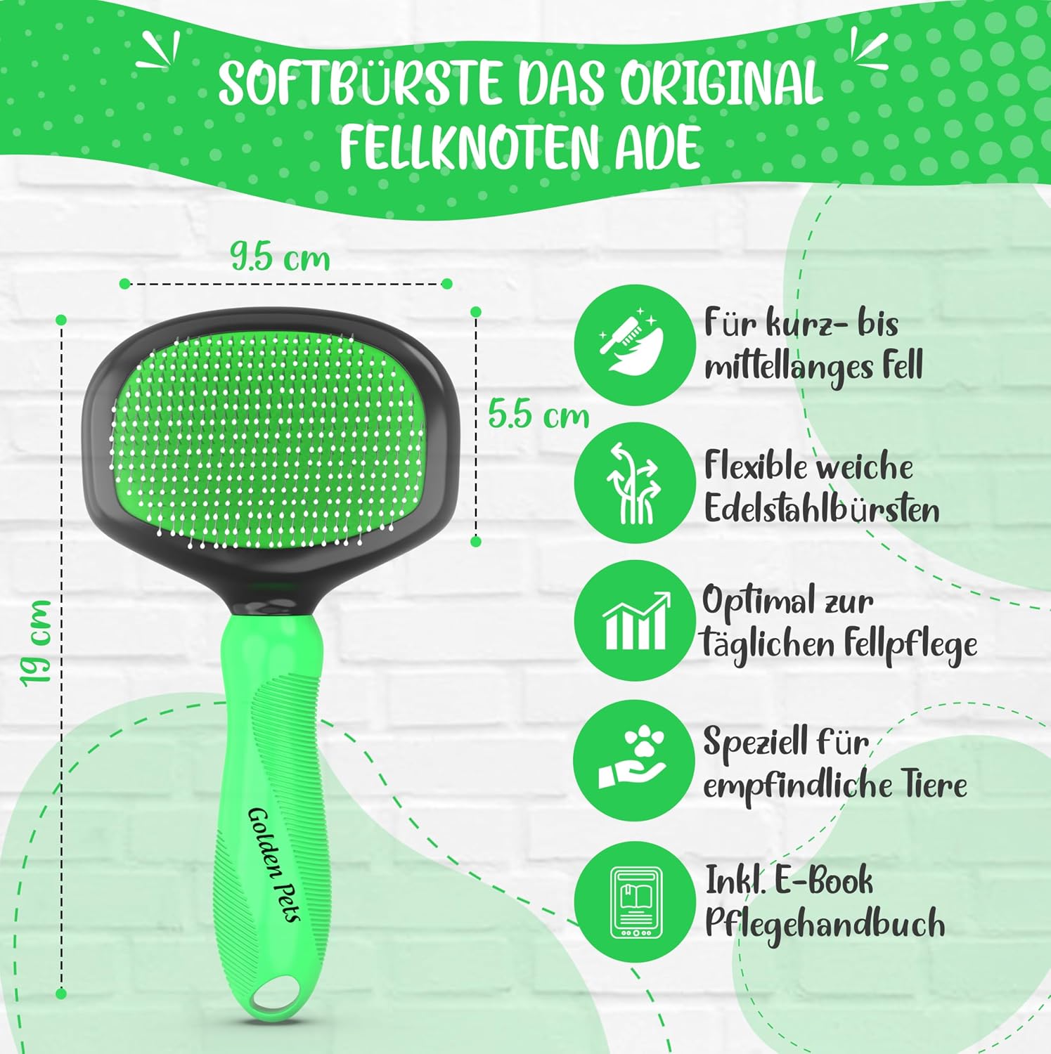 Detalle 2 de Softbürste verbesserte Version 🐾