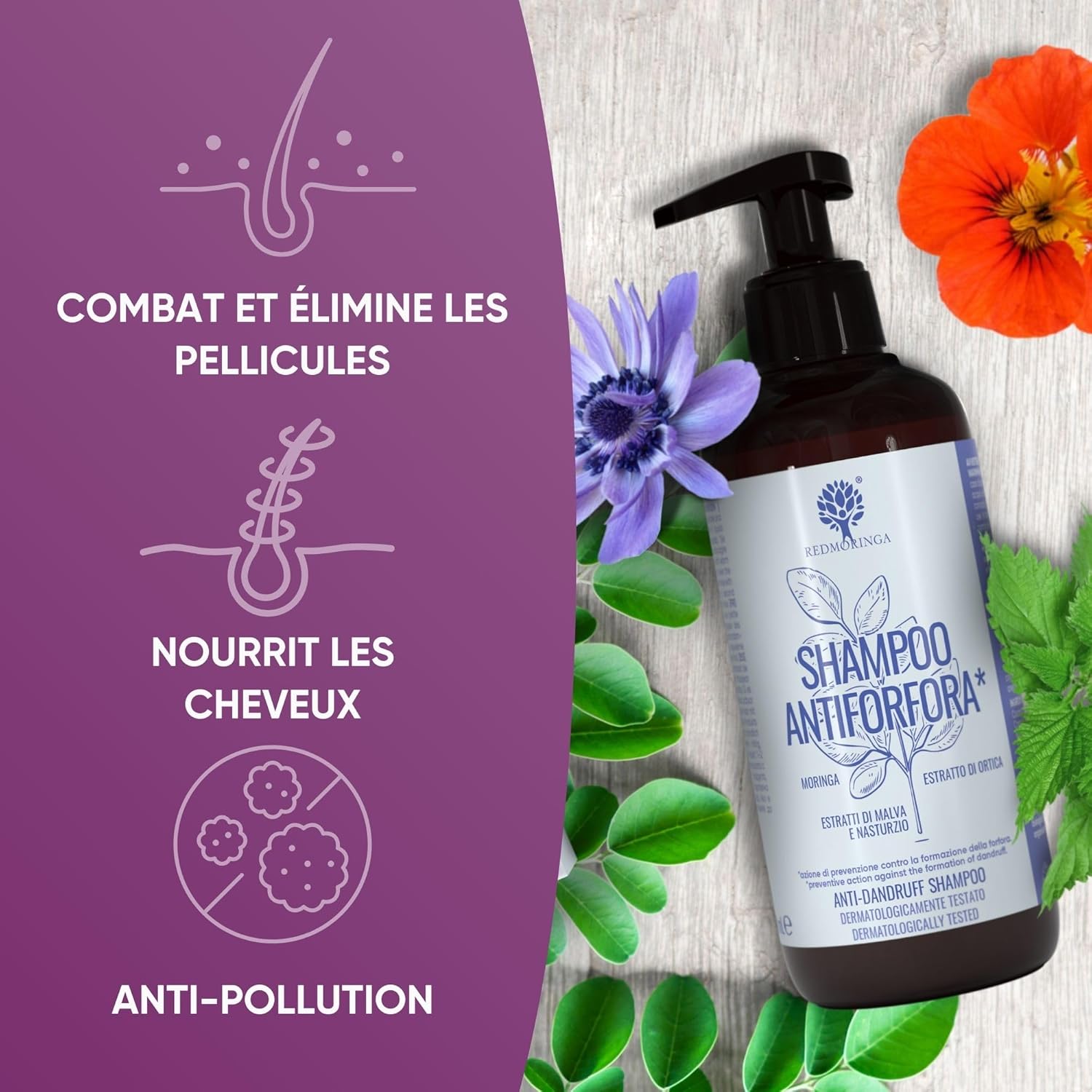 Thumbnail 1 de Shampooing Antipelliculaire EcoBio – Nettoyage purifiant pour cuir chevelu sensible