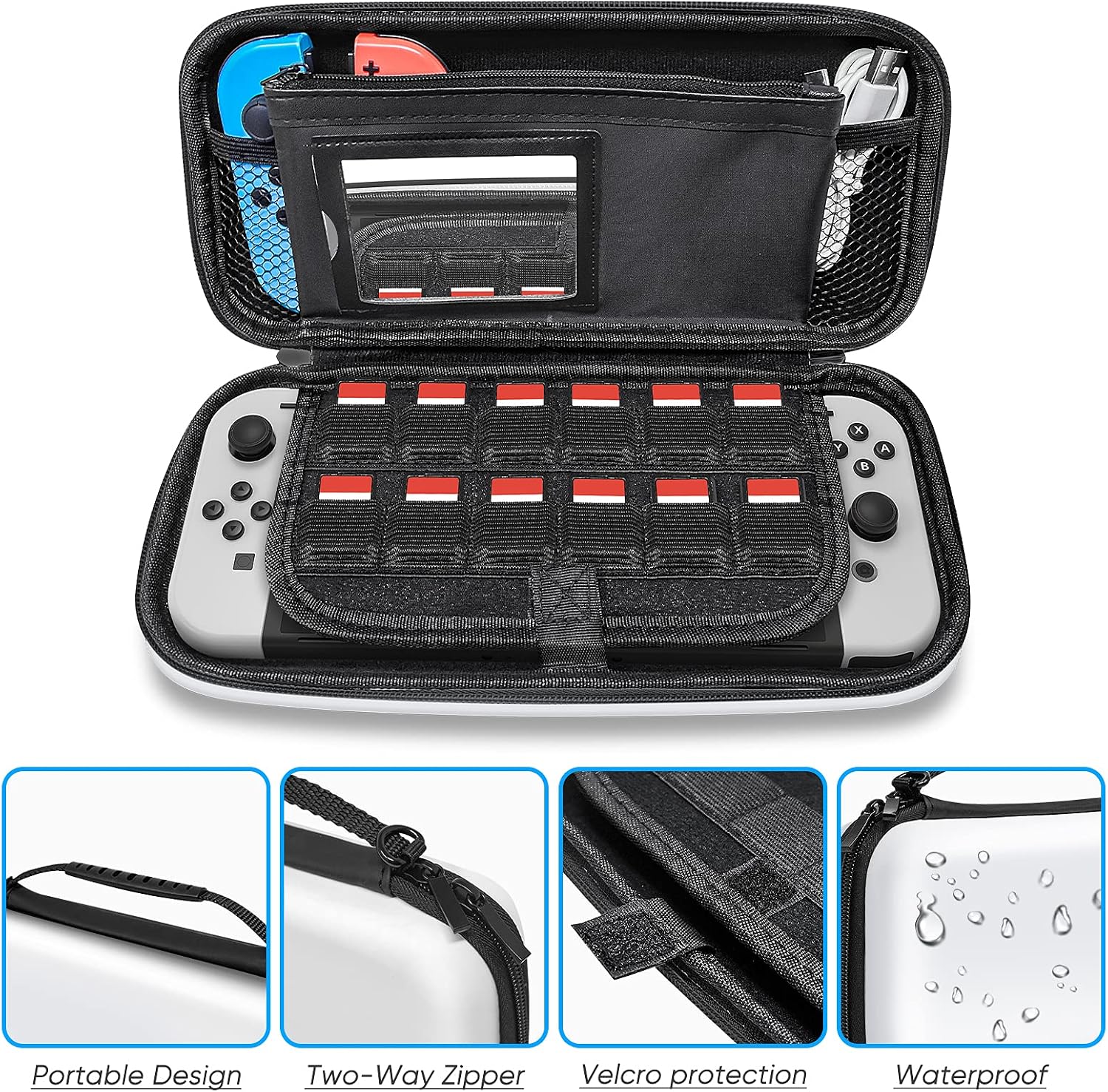 Detalle 2 de FYOUNG Étui de transport pour Switch OLED