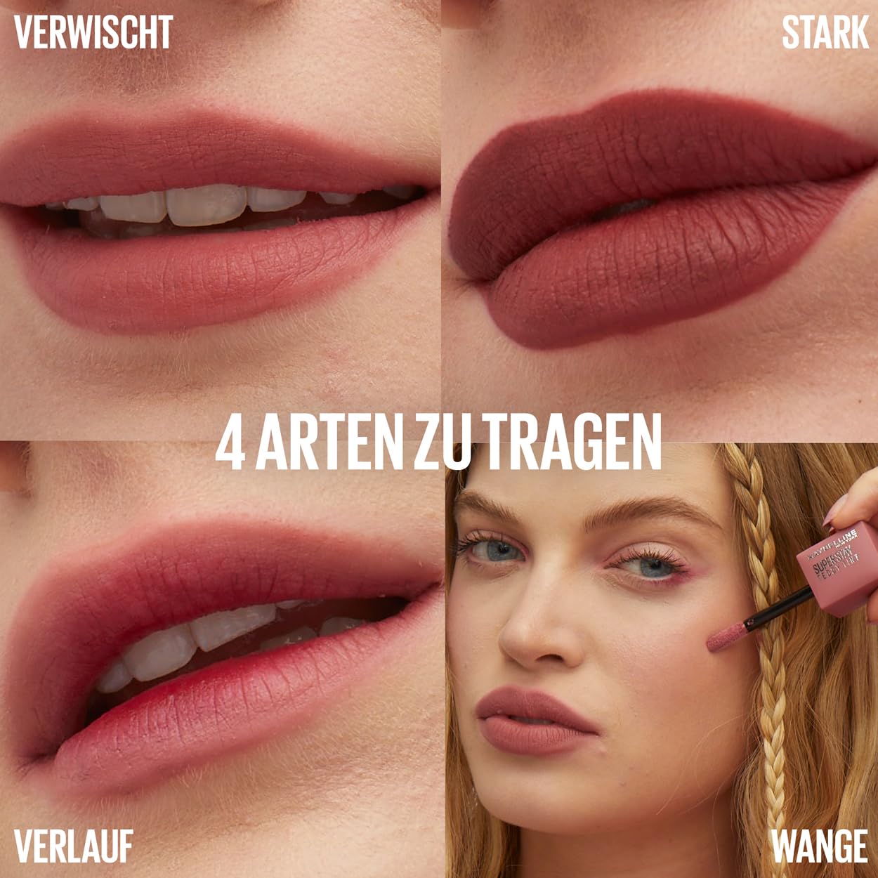 Thumbnail 3 de Maybelline Teddy Tint Lippenstift soft-matte 15 Skinnydip