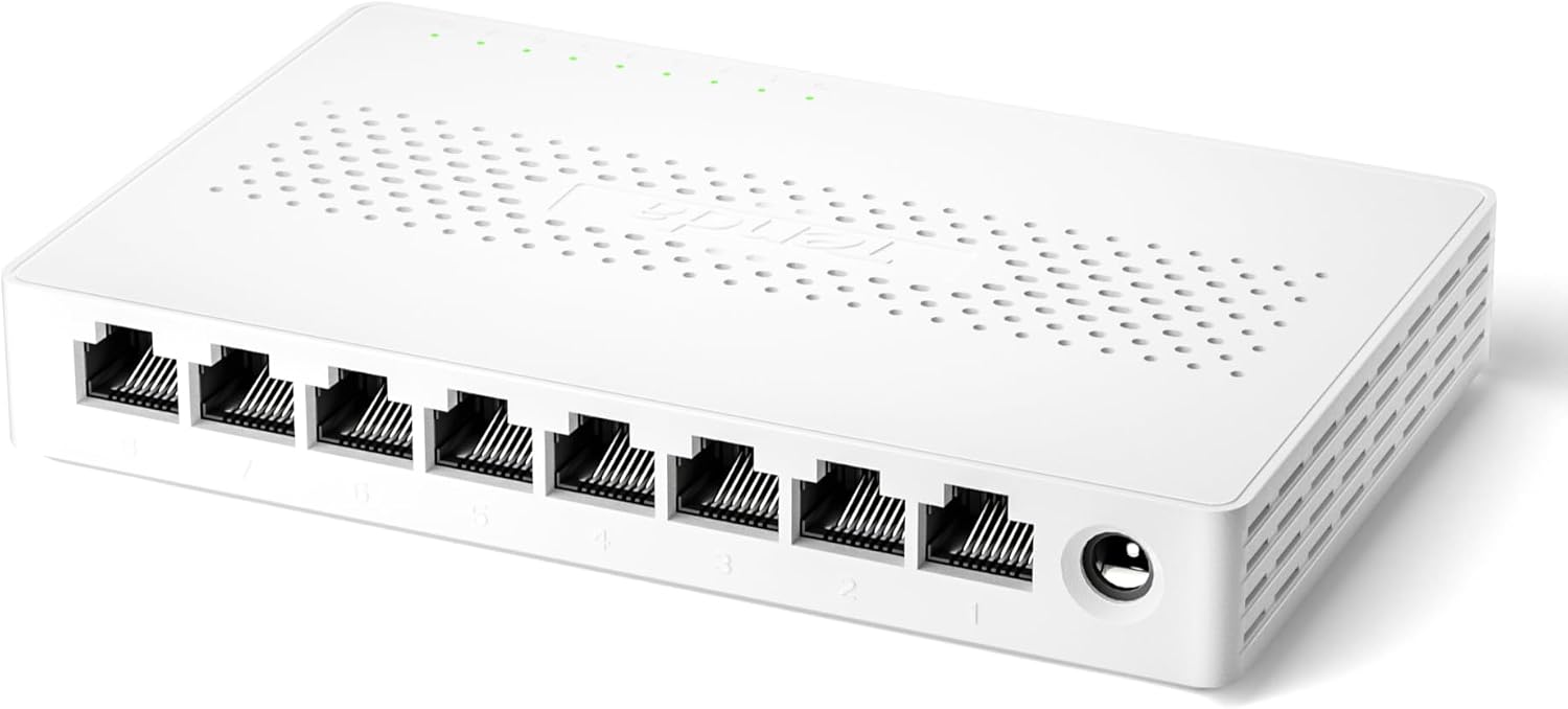 Detalle de Tenda SM108 Switch 8 puertos 2,5Gb