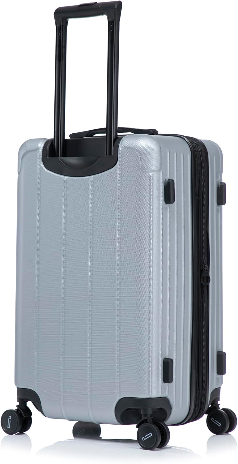 Detalle de CELIMS Valigia Cabina 55x35x25 cm con ripiani, Lucchetto TSA e ruote 360° – Grigio