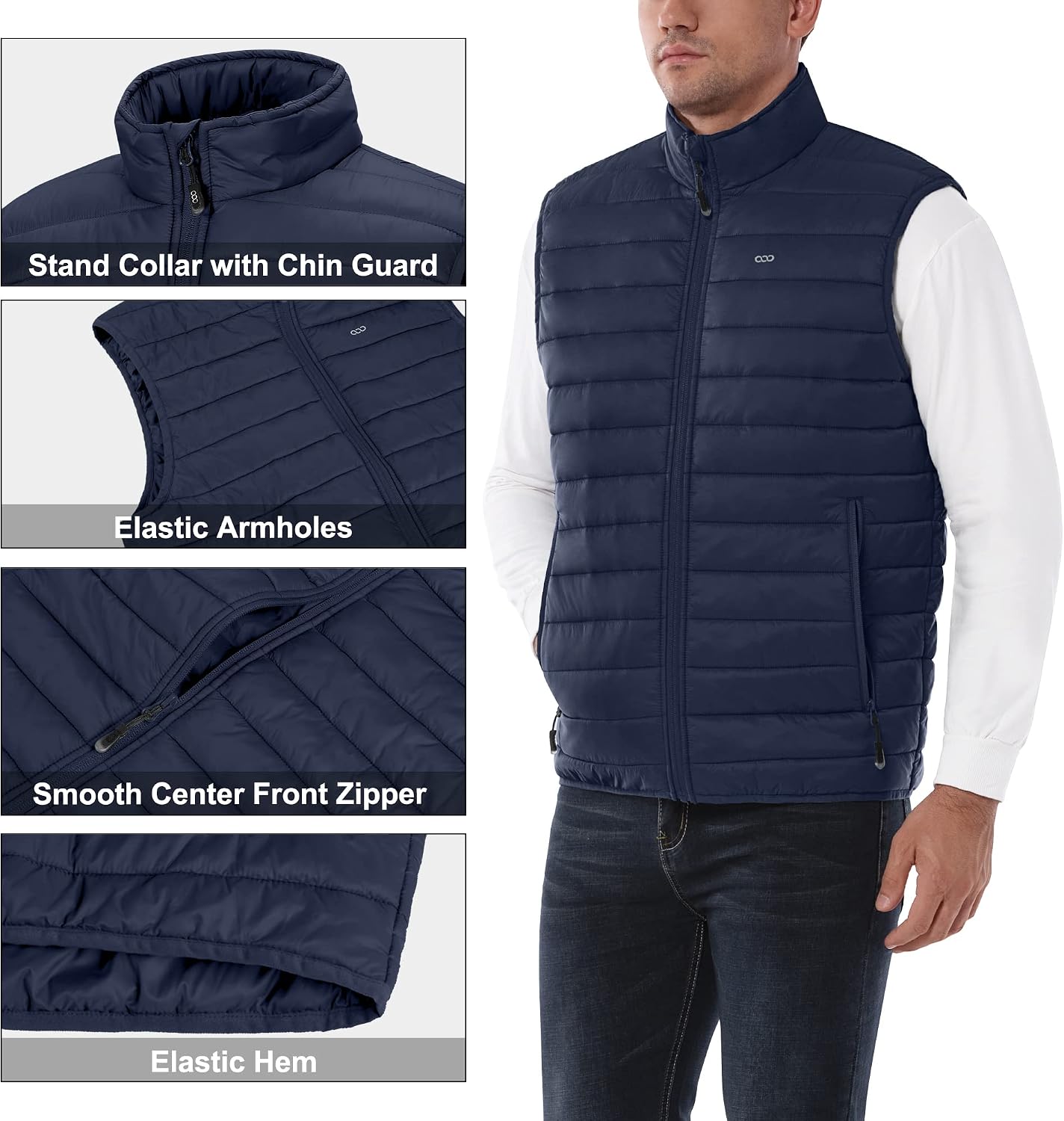 Thumbnail 5 de 33,000ft gilet for men, packable puffer vest