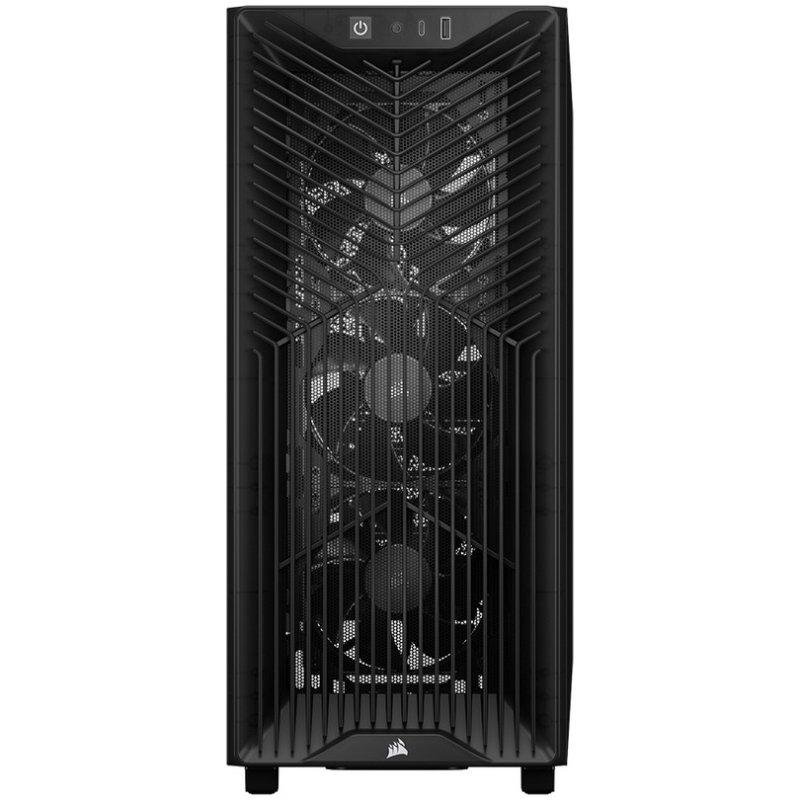 Thumbnail 3 de Corsair 3200D RS: Torre mid-tower con vidrio, 3 ventiladores RS120 PWM y USB-C para gaming desahogado