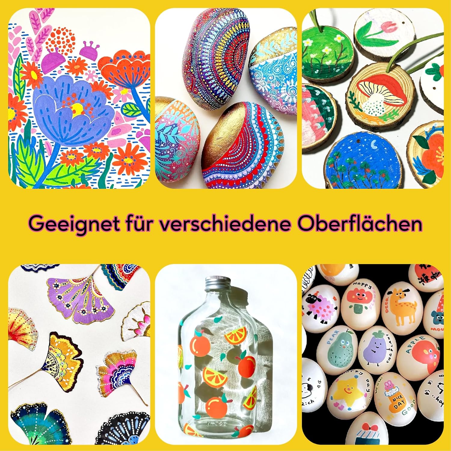 Thumbnail 3 de Pamaker 72 Farben Acrylstifte Set – Acrylmarker 🎨