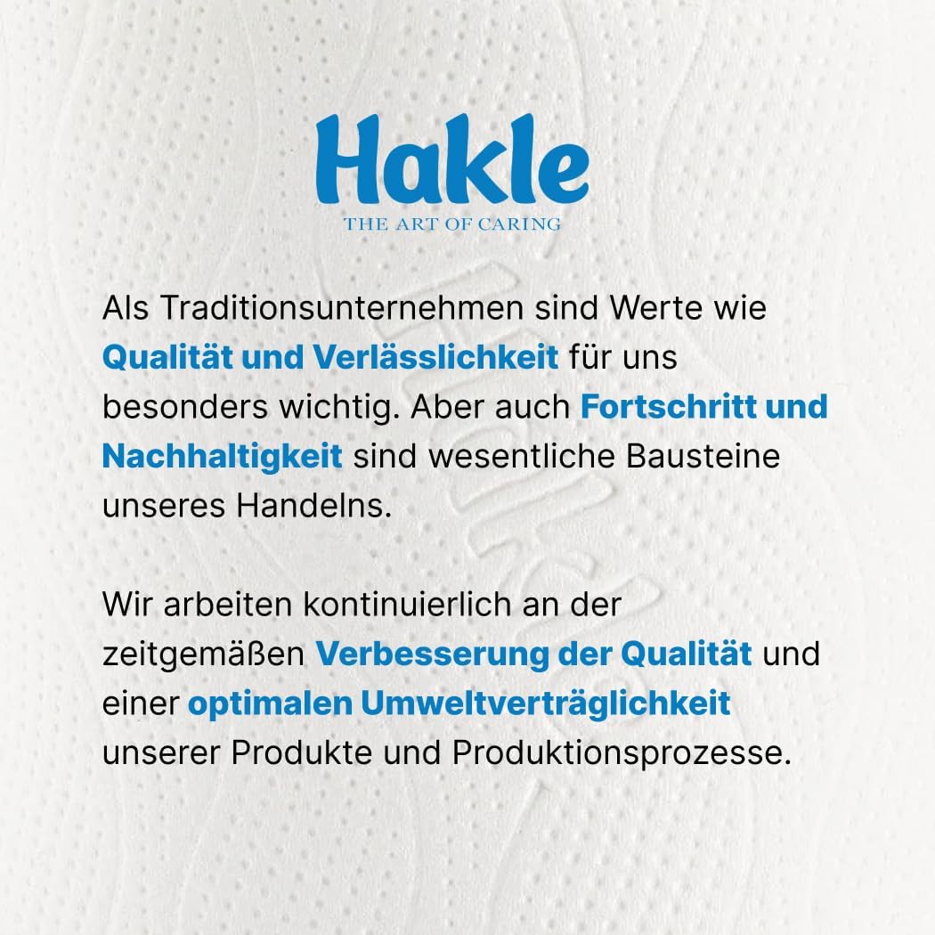 Detalle de Hakle Traumweich Toilettenpapier – 72 Rollen, 4-lagig, 130 Blatt pro Rolle, Duftfrei