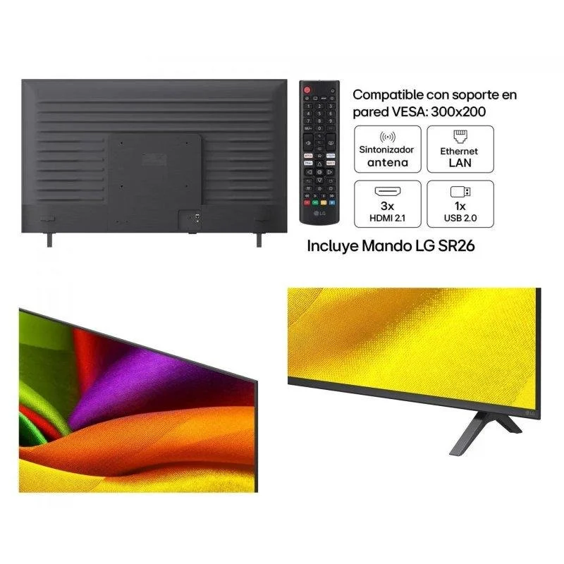 Detalle 2 de TV LG NanoCell 4K UHD 55NU8E0B3LA de 55": cine en casa con HDR10 y WebOS