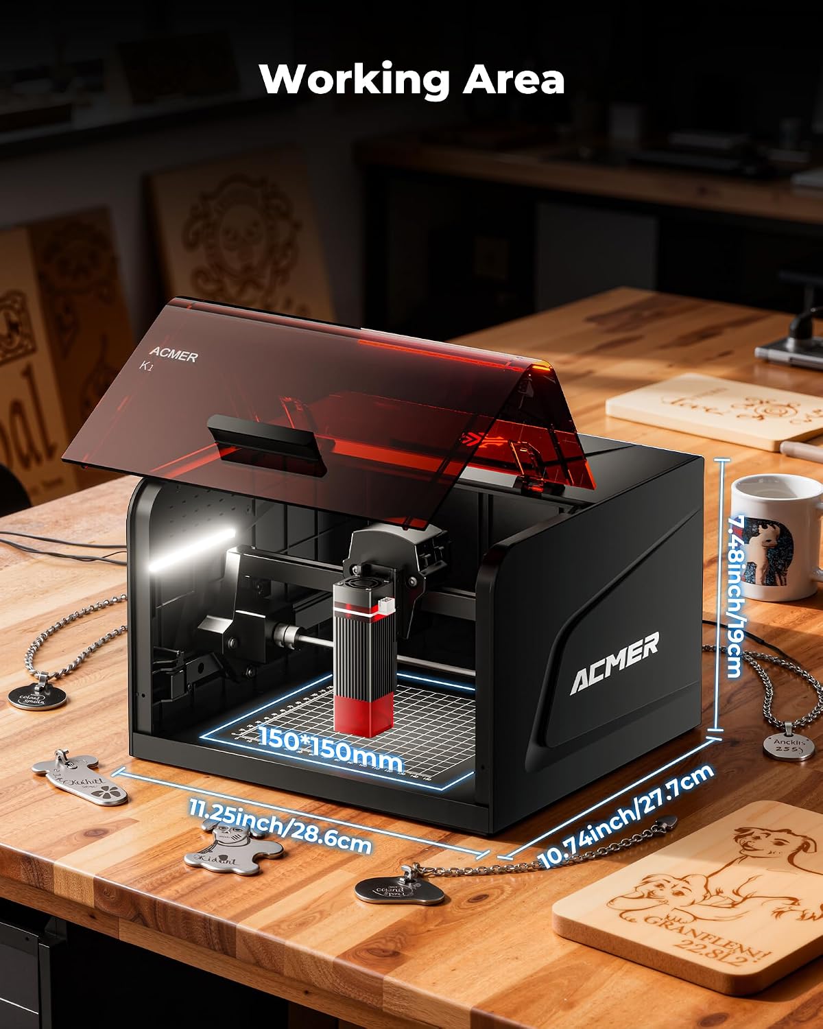 Thumbnail 4 de ACMER Laser Engraver K1