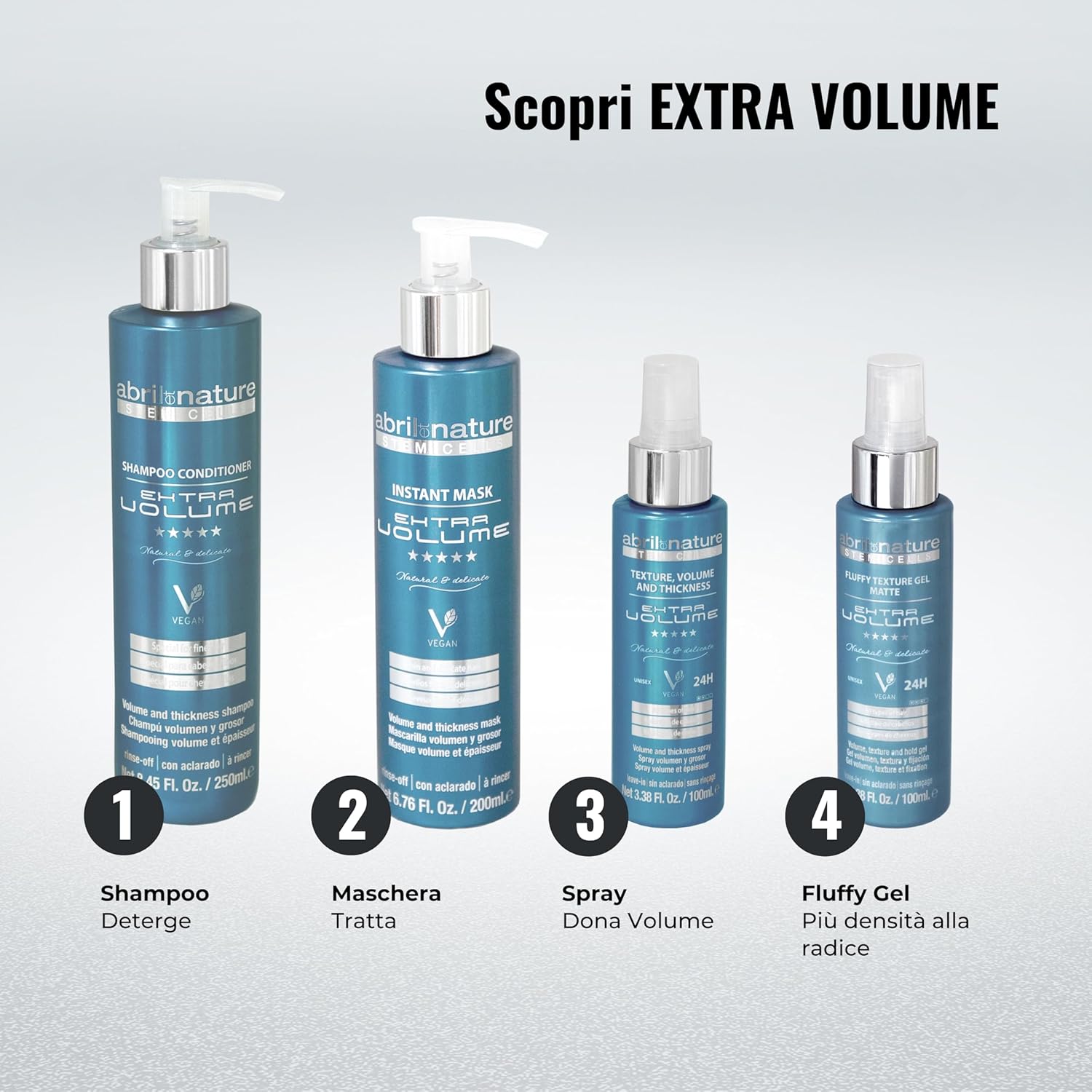 Thumbnail 5 de abril et nature Shampoo Volumizzante 1000 ml