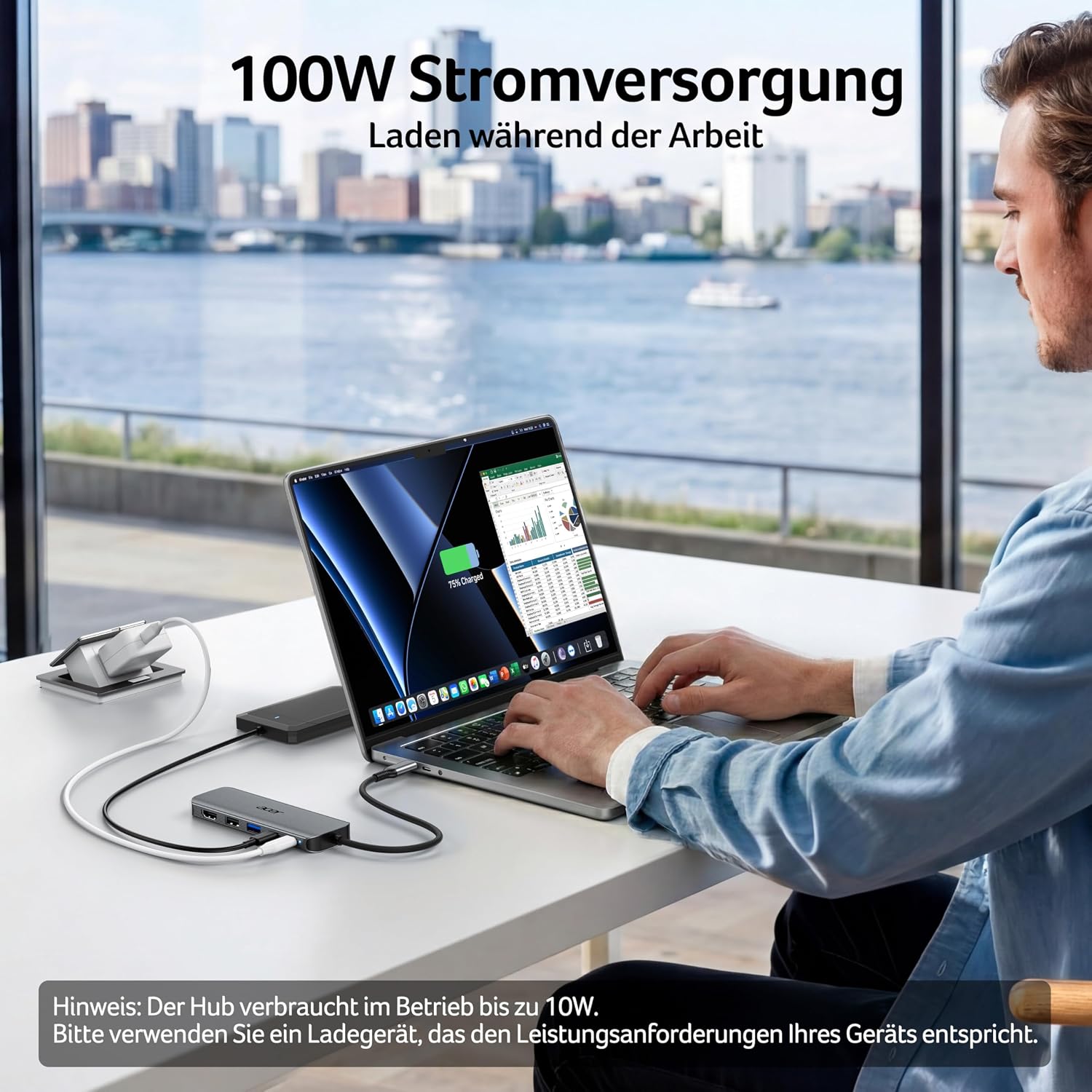 Thumbnail 4 de Acer USB-C Hub 5-in-1: 4K@60Hz, PD 100W, HDMI + USB-A/C