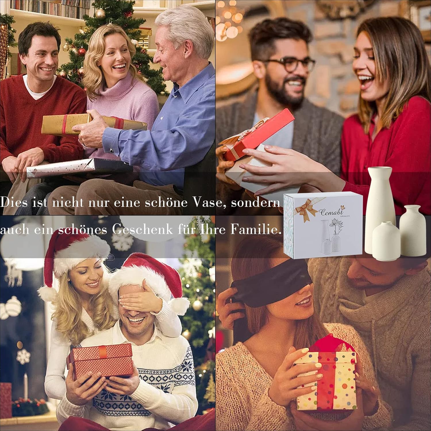 Thumbnail 5 de CEMABT Ceramic Vase Set 3 vases déco 🏺