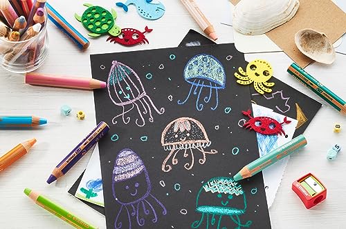 Thumbnail 7 de STABILO Woody 3en1 — Étui de 10 crayons de couleur avec taille-crayon inclus