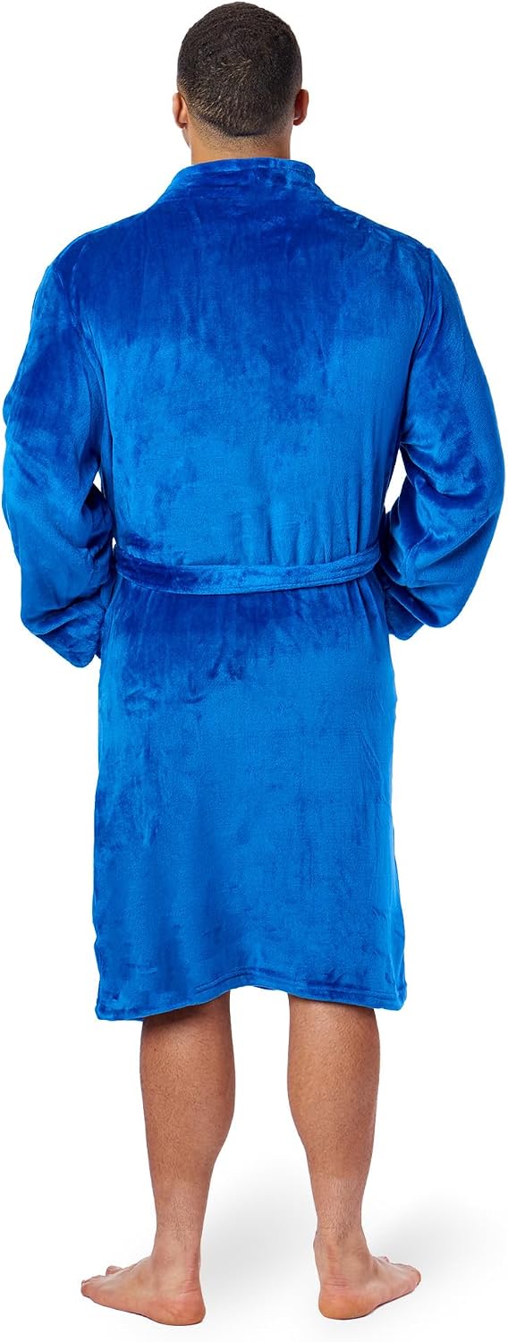 Detalle de Northwest NFL Unisex Silk Touch Bathrobe — New York Giants