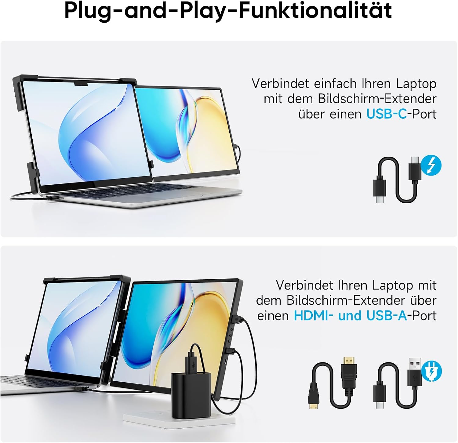 Detalle 2 de Dopesplay Laptop Monitor Erweiterung 14 Zoll