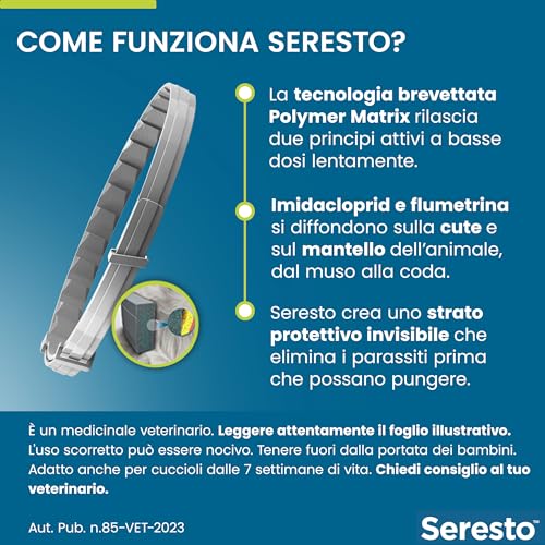 Thumbnail 6 de Seresto collare antiparassitario per cani oltre 8 kg: protezione fino a 8 mesi