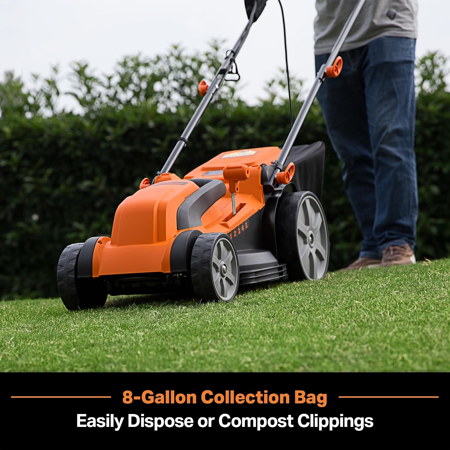 Detalle 2 de LawnMaster MEB1216K 16-Inch Corded Electric Lawn Mower, 12-Amp Motor