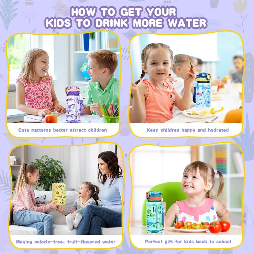 Thumbnail 6 de flintronic 600ml Trinkflasche Kinder 📘