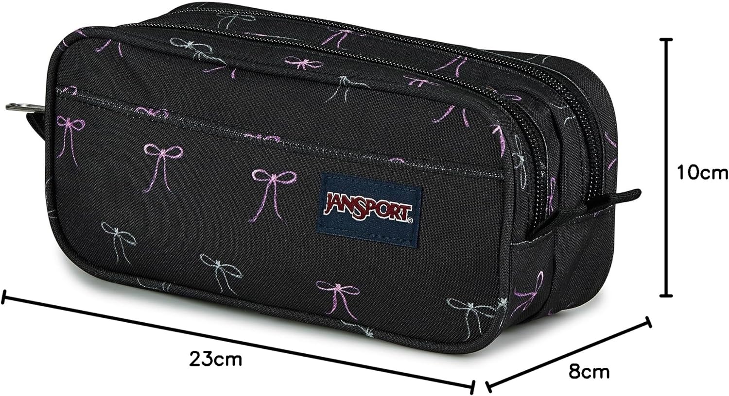 Detalle de JANSPORT Large Accesssory Pouch – Tasca grande per accessori 10 x 8 x 23 cm