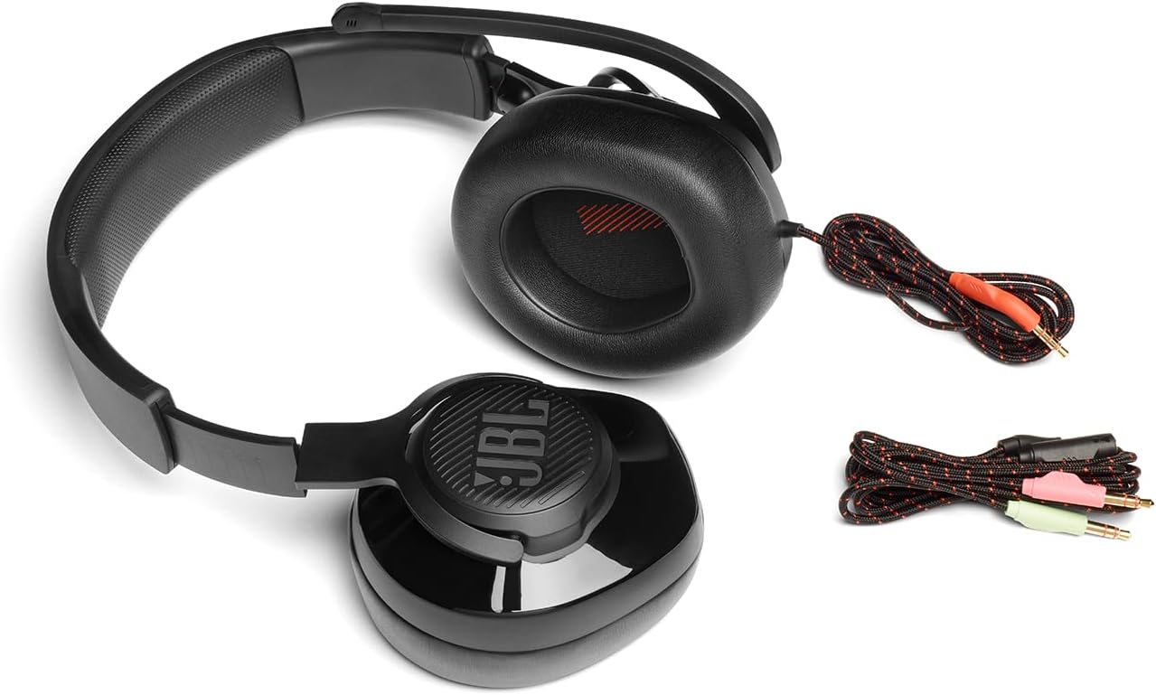 Detalle 1 de JBL Quantum 200 Auriculares para gamers con micrófono