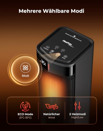 Thumbnail 6 de Heizlüfter Energiesparend Leise 2000W PTC Keramik – HeeFotoWohn