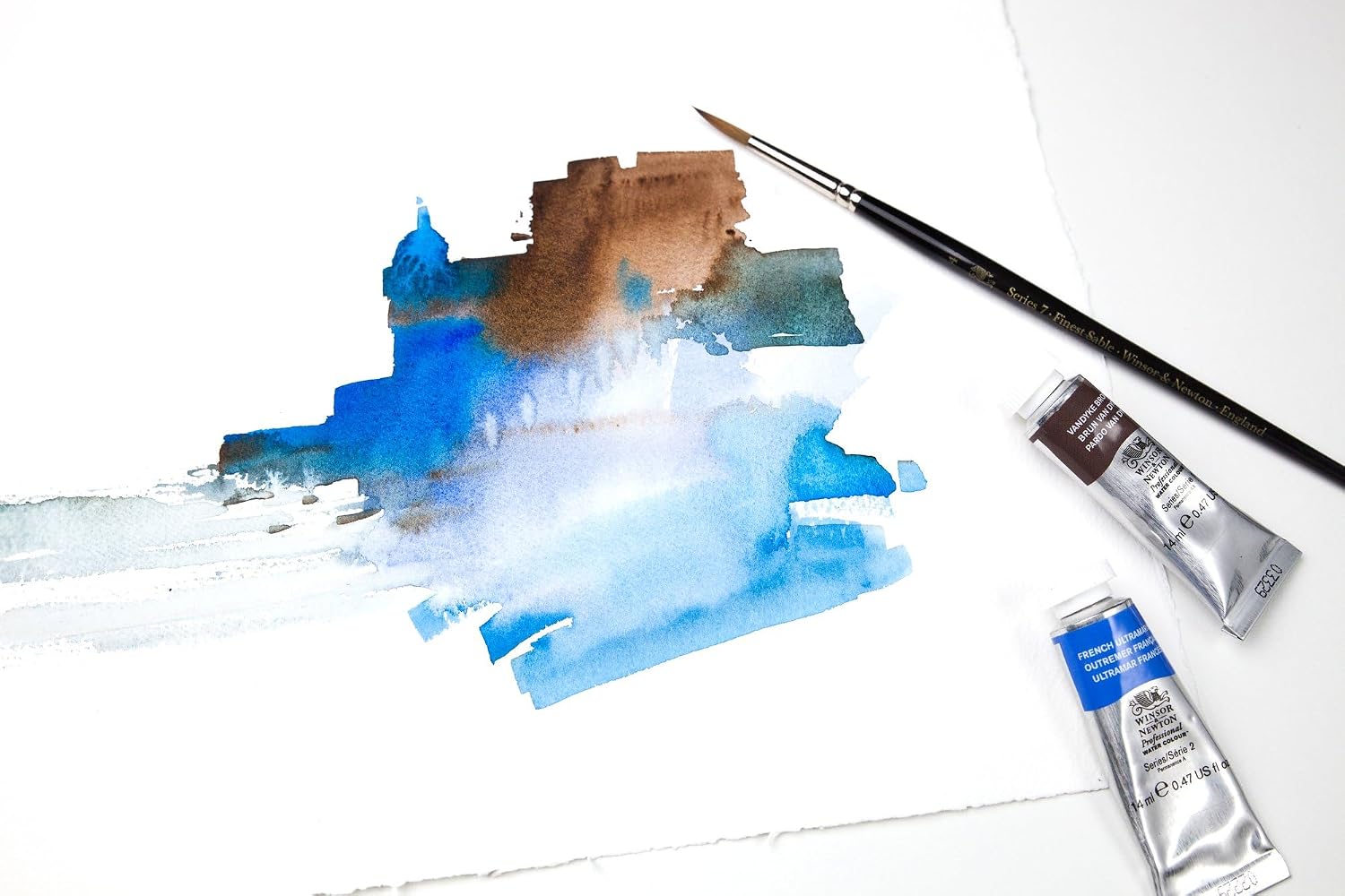 Detalle 2 de Winsor & Newton 6662578 akvarellblock, 300 g/m², finkornigt papper i bomull