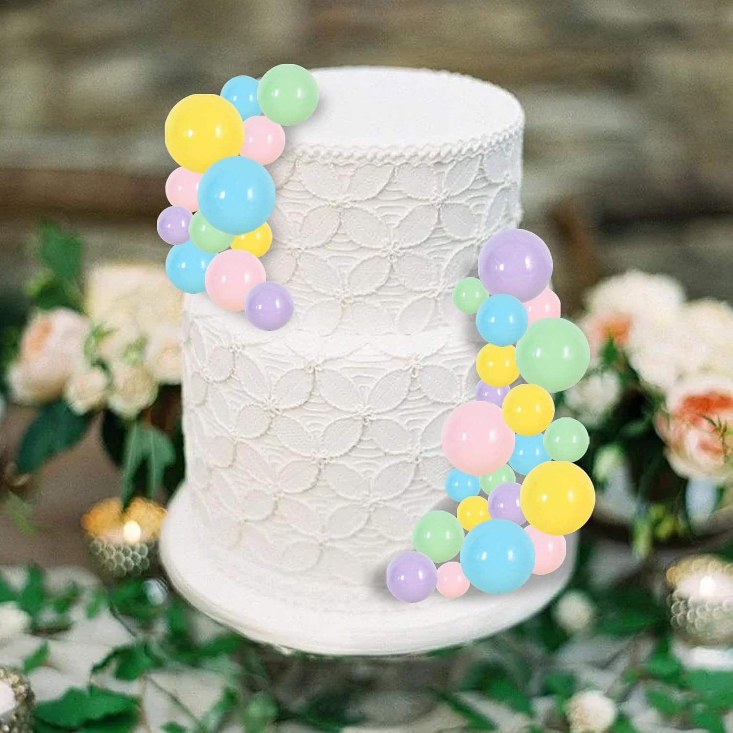 Thumbnail 2 de RIBBOOO 40 pcs pastel foam cake toppers 🍰