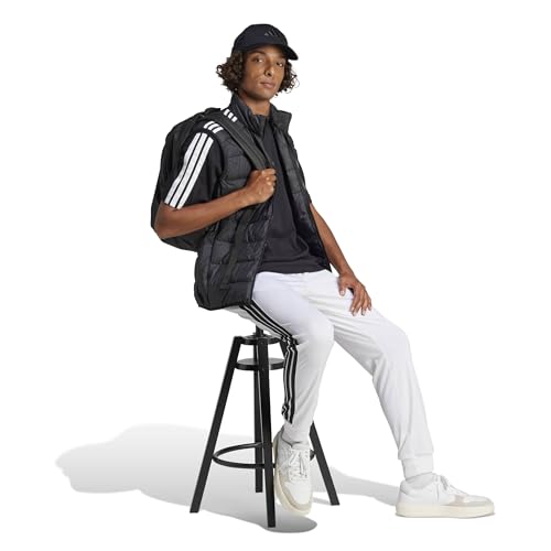 Thumbnail 3 de adidas Uomo Essentials Three Stripes camiseta negra L