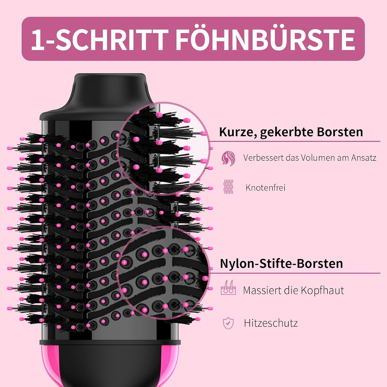Thumbnail 6 de Sawop Warmluftbürste Rundbürstenföhn – 4-in-1 Haartrockner und Styler