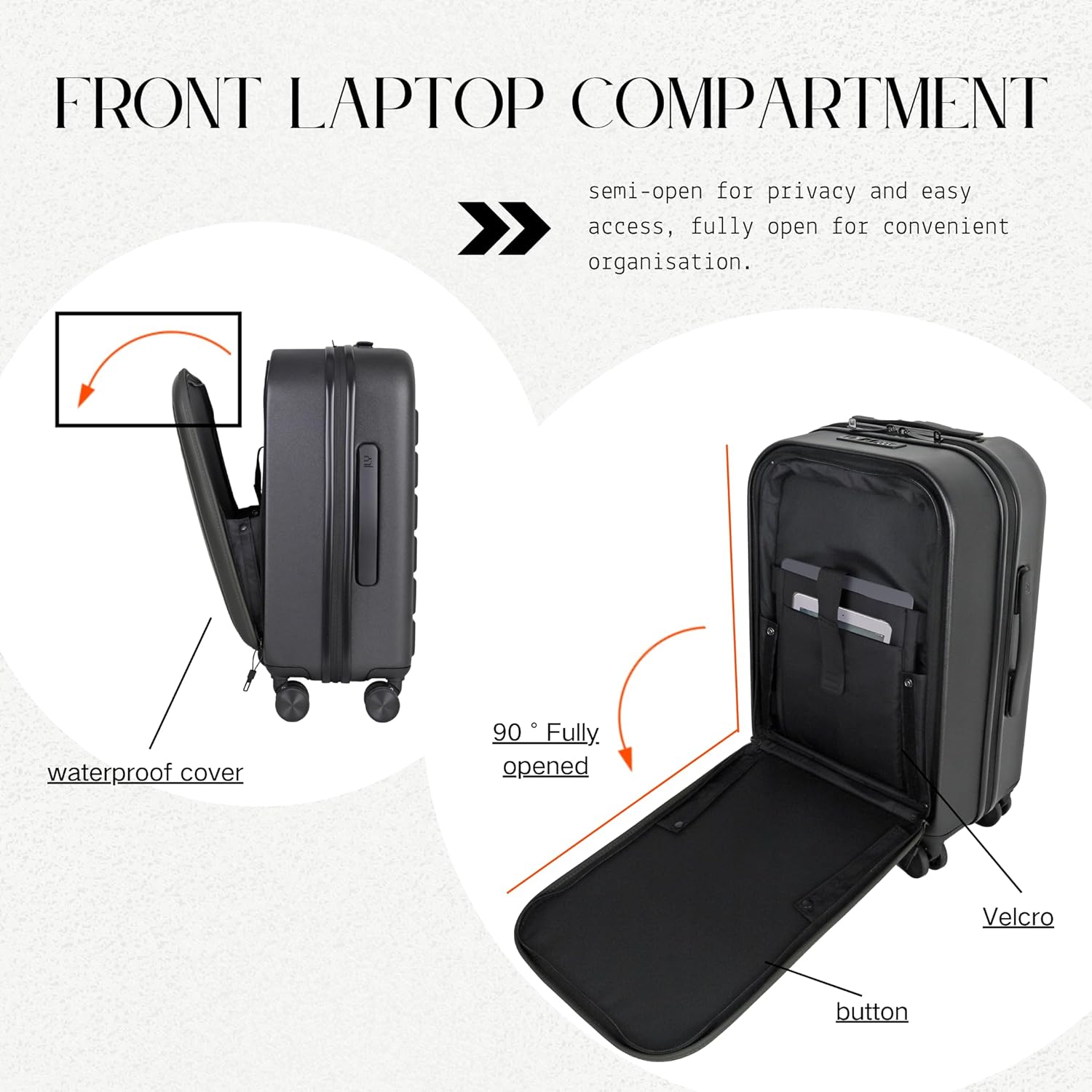 Thumbnail 2 de JLY Premium Cabin Suitcase 33L