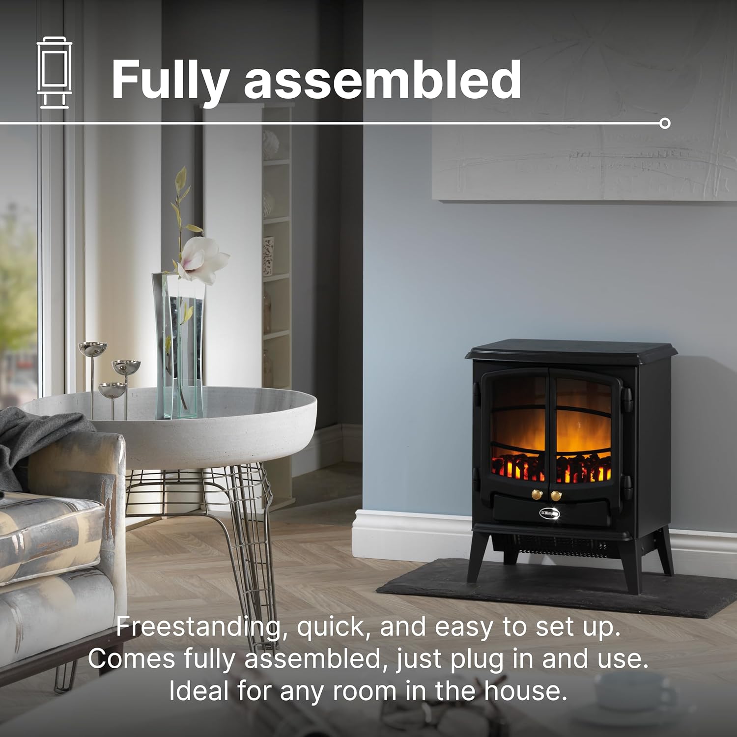 Detalle 2 de Dimplex Tango Optiflame 2kW electric stove