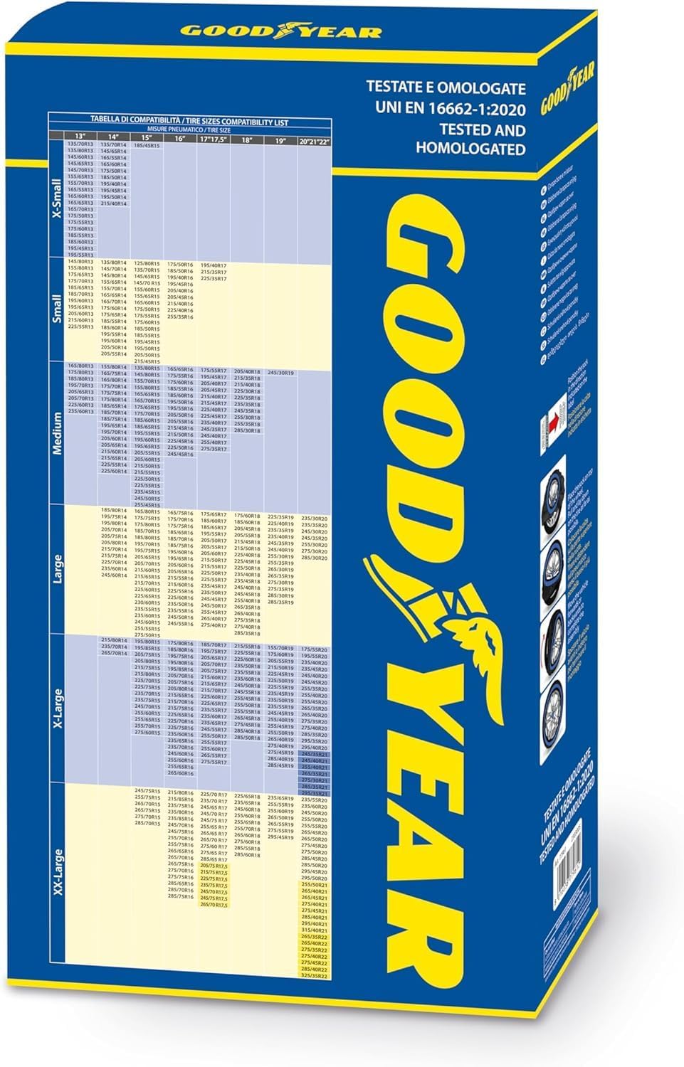Thumbnail 3 de Chaussettes de neige GoodYear Star Gripper XL – traction sûre pour voiture