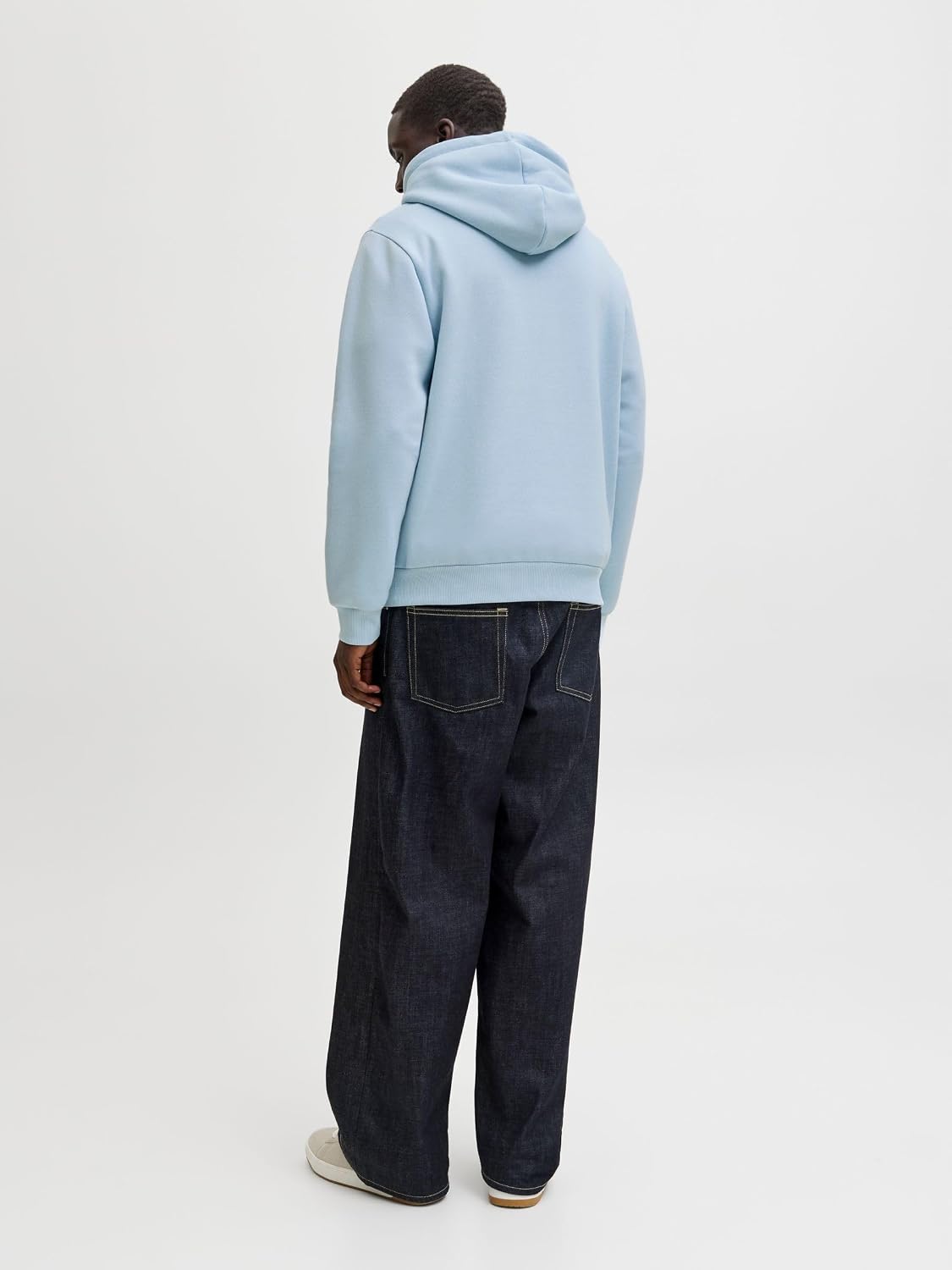 Detalle 2 de JACK & JONES Hoodie Plain Hoodie in felpa: basic morbida per il quotidiano