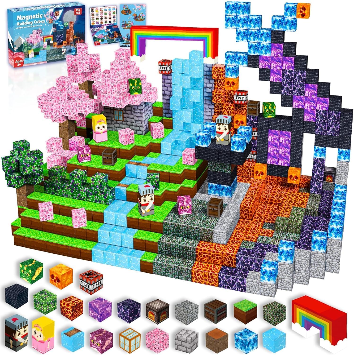 Detalle de GraceDuck Magnetic Blocks 150 PCS