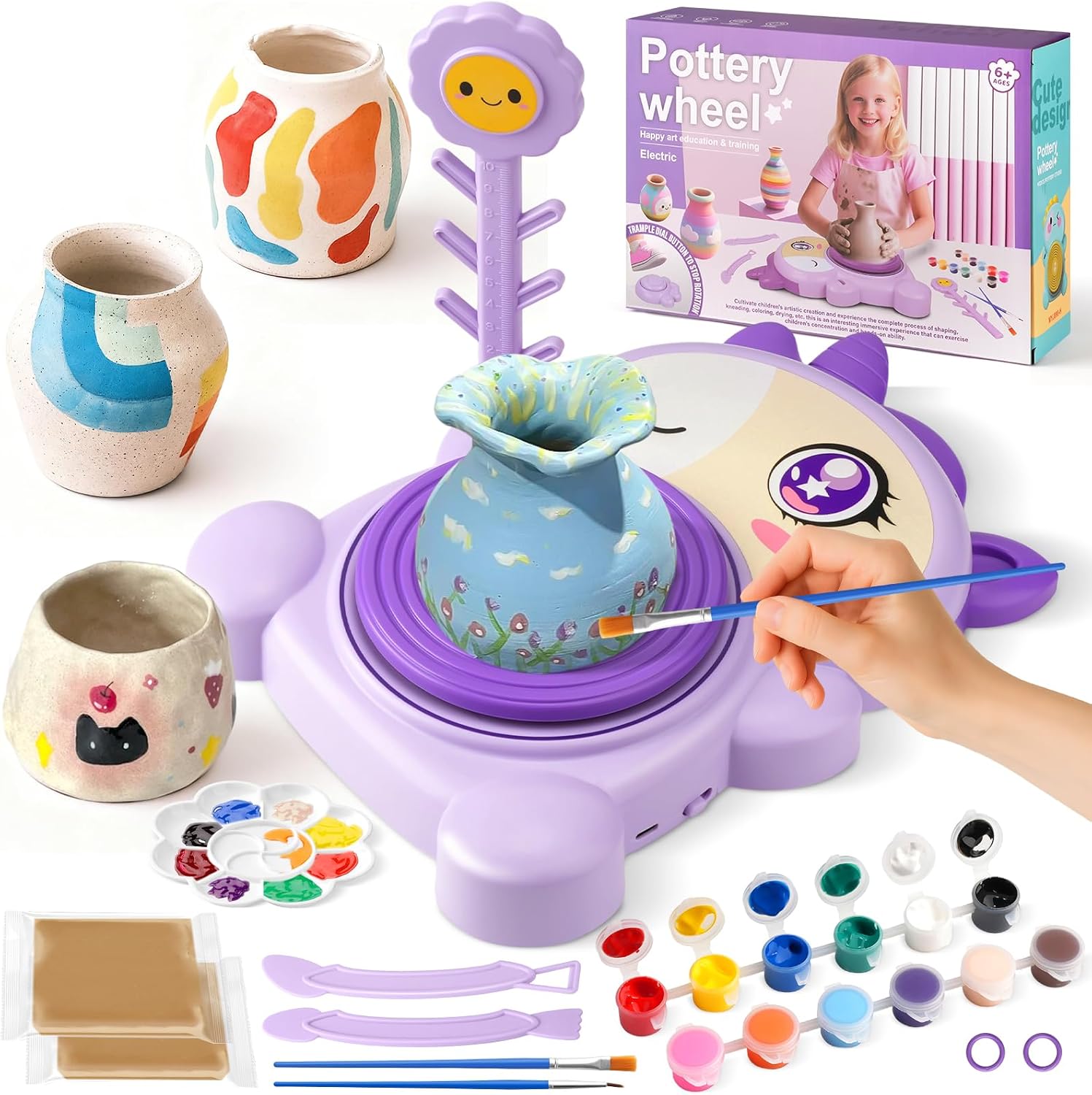 Detalle de Töpferscheibe für Kinder Einhorn-Set