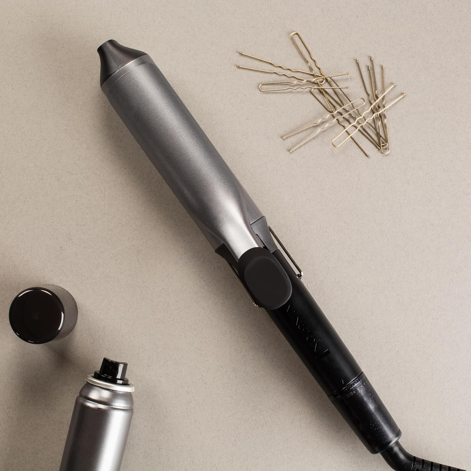 Detalle de Remington Boucleur à cheveux Pro Big Curl CI5538 – 38 mm, 8 réglages, 4x Protection
