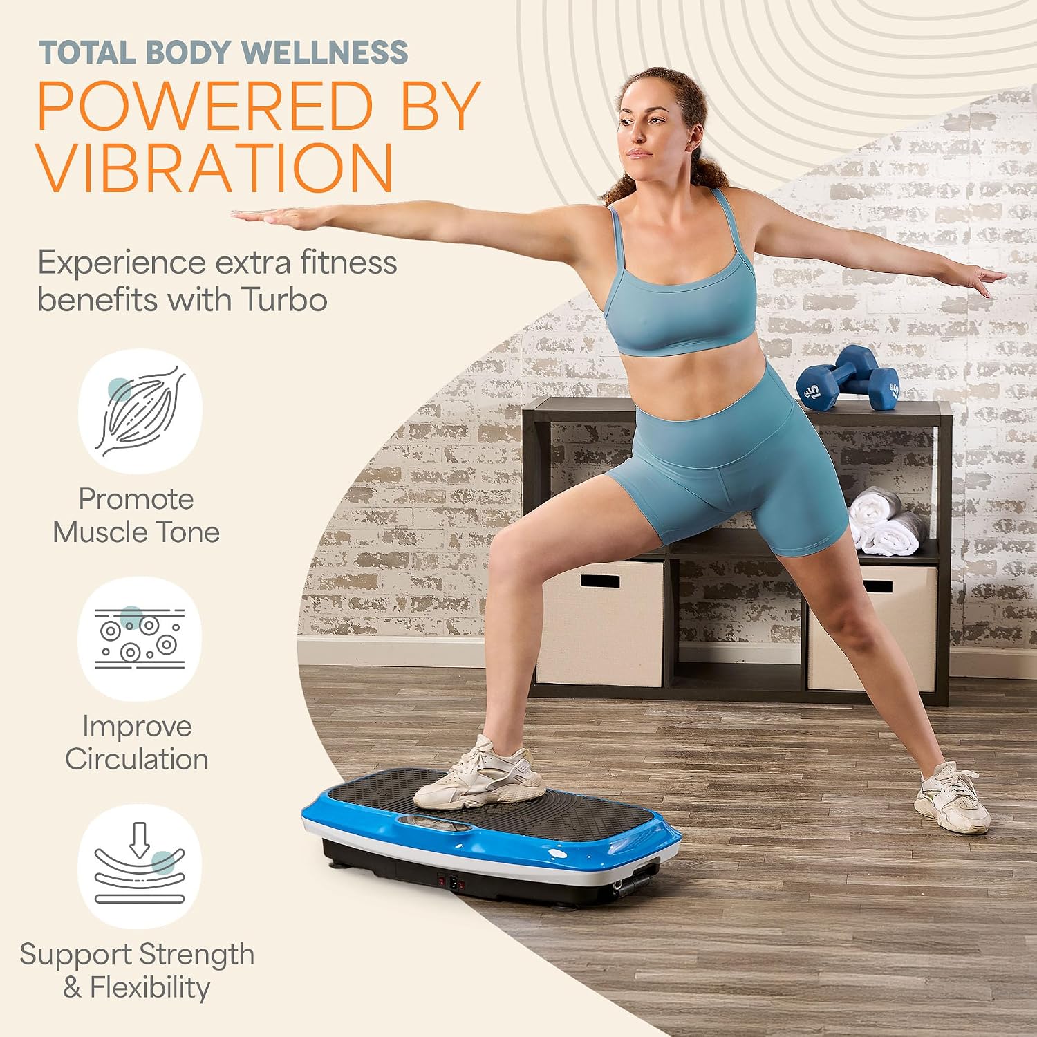 Detalle de Lifepro vibration plate, 330 lb capacity