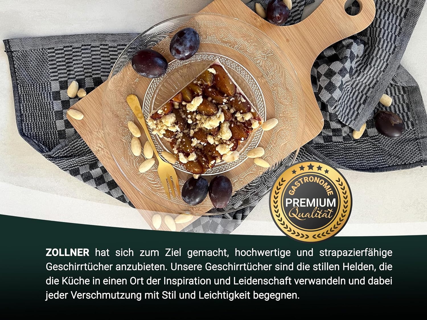 Thumbnail 5 de ZOLLNER 10er Set Geschirrtücher 46x70 cm