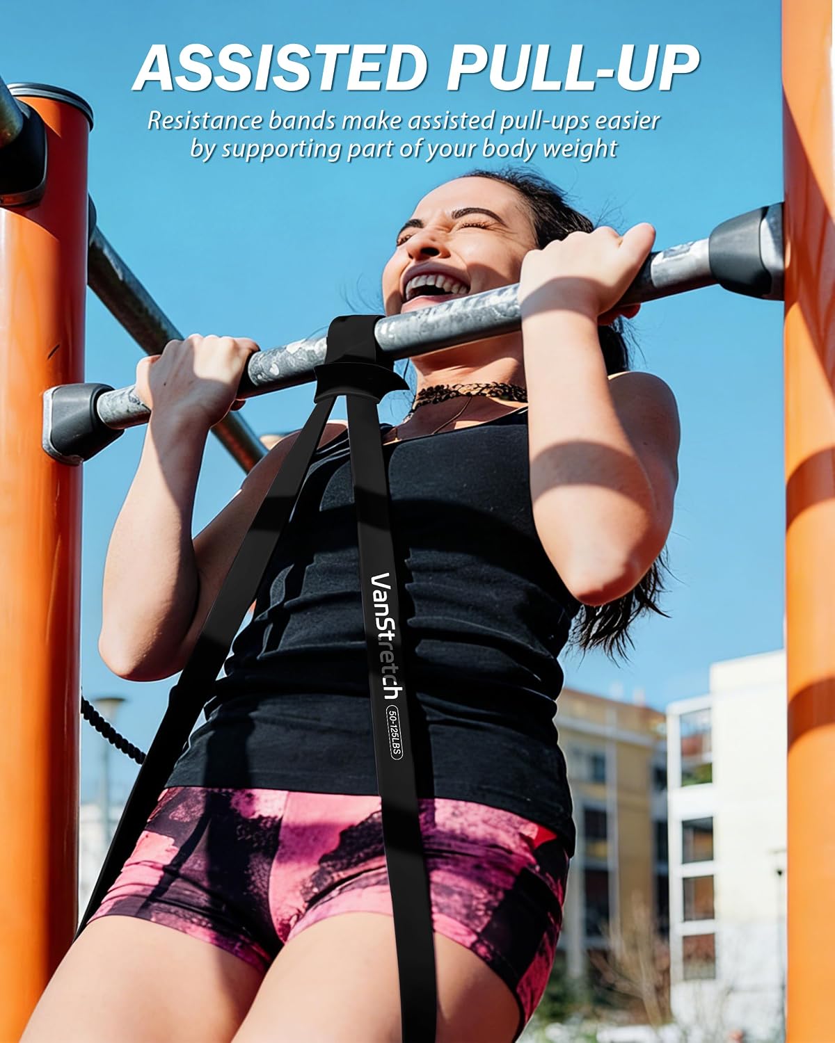 Detalle 1 de VanStretch RB00B5 Resistance Bands, Natural Rubber, Five Levels