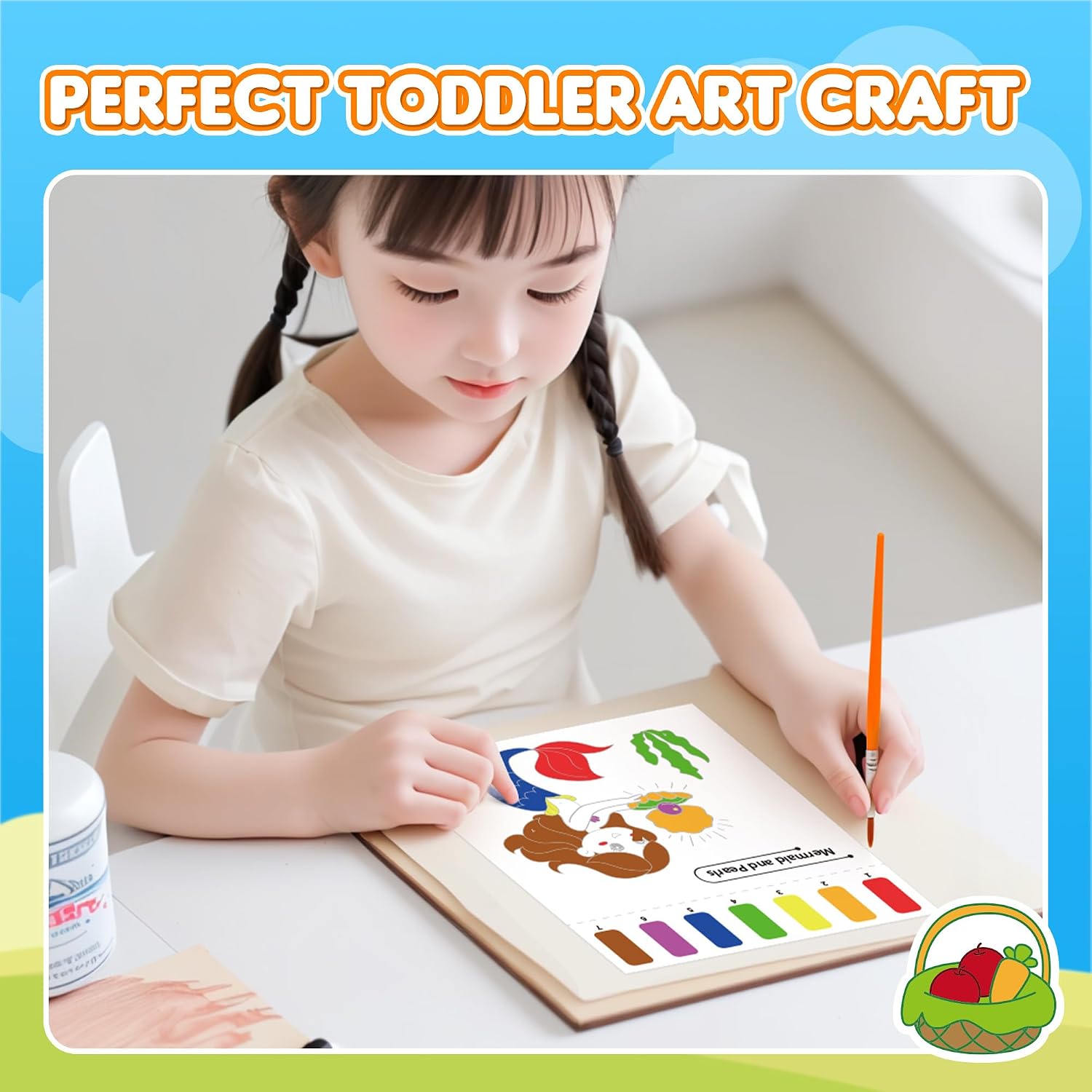 Thumbnail 5 de Watercolour magic book for kids, 20 pages