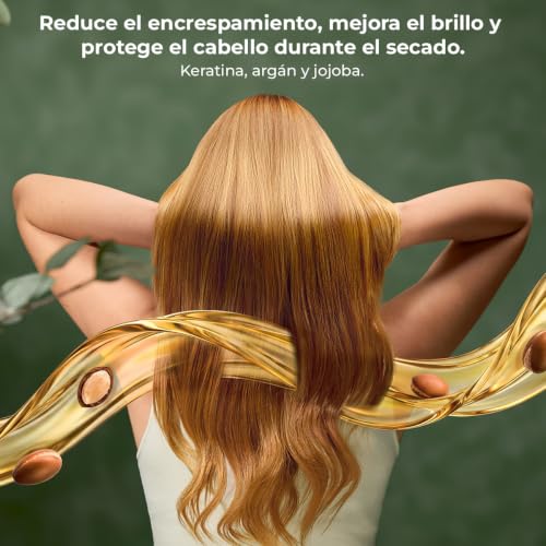 Detalle de Cecotec Secador de Pelo Compacto IoniCare Dry&Keratin 1200W Brushless Rosa