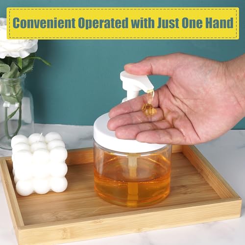 Thumbnail 4 de Hokretme Pump Bottle Dispenser 2Pcs 500ml/16.9oz — Wide Mouth, BPA Free Empty Pump Bottles